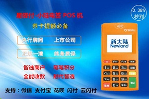 星驿付小陆电签版POS机支付宝交易流程