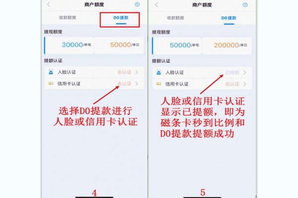 拉卡拉电签版POS机到账提额